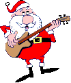 babbo natale chitarra.gif